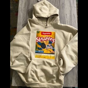 Crushed Grapes Couture Slappers Hoodie in tan. Sizes: S - 3XL Brand new